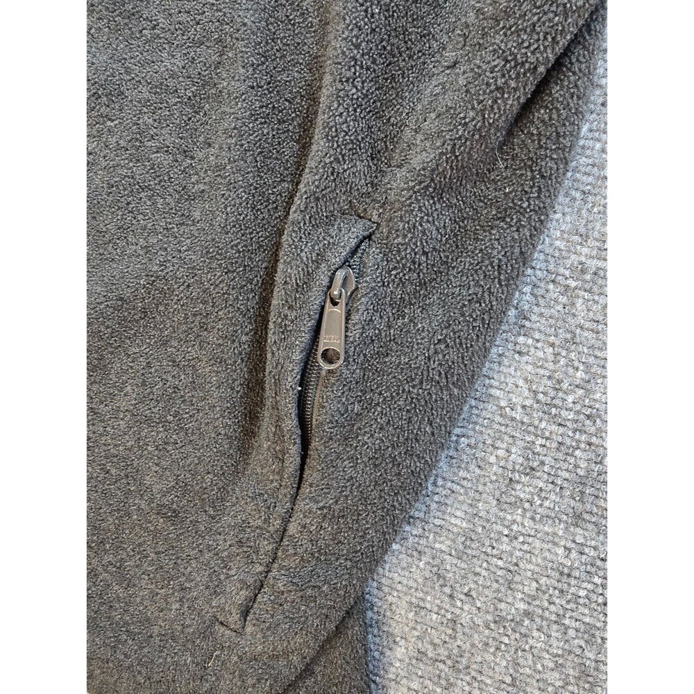 Columbia Fleece Vest Mens XL Charcoal Gray Full Zip Outdoor Hiking Casual - Picture 6 of 7